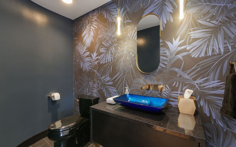 A beautiful modern bathroom is incomplete without the right lighting.